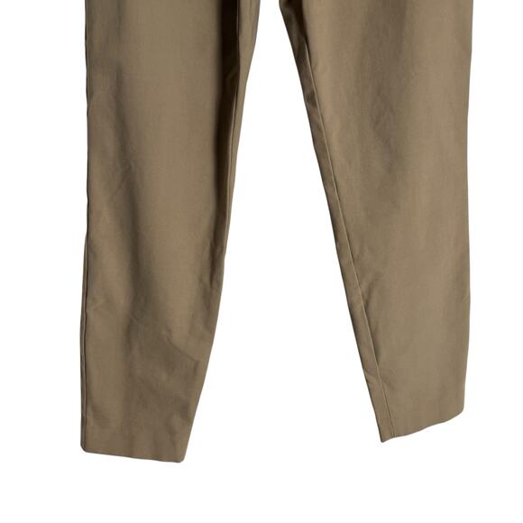Theory Thaniel Approach Khaki Tan Slim Fit Pull-On Office Work Pants Size 4 - Picture 3 of 8